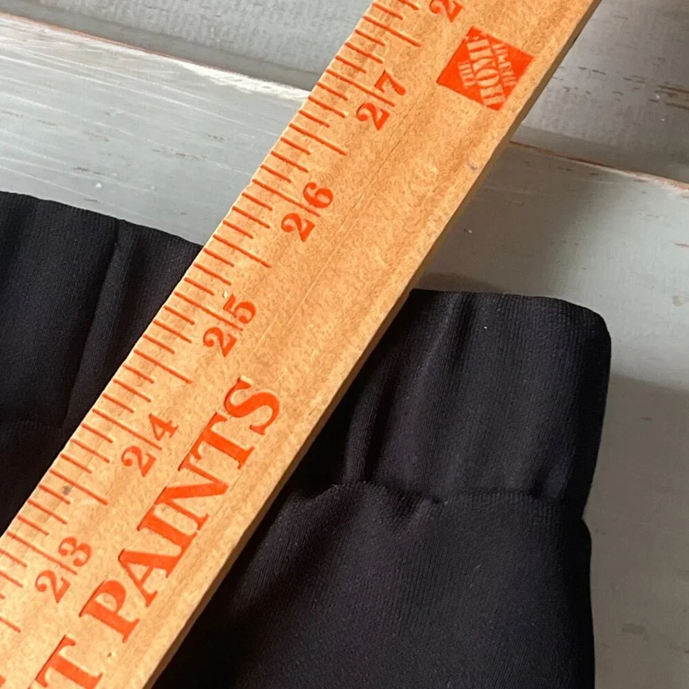 J Crew Joggers Size 8 Sydney Pull On Pants Elastic Waist Black Active Polyester - Picture 8 of 12